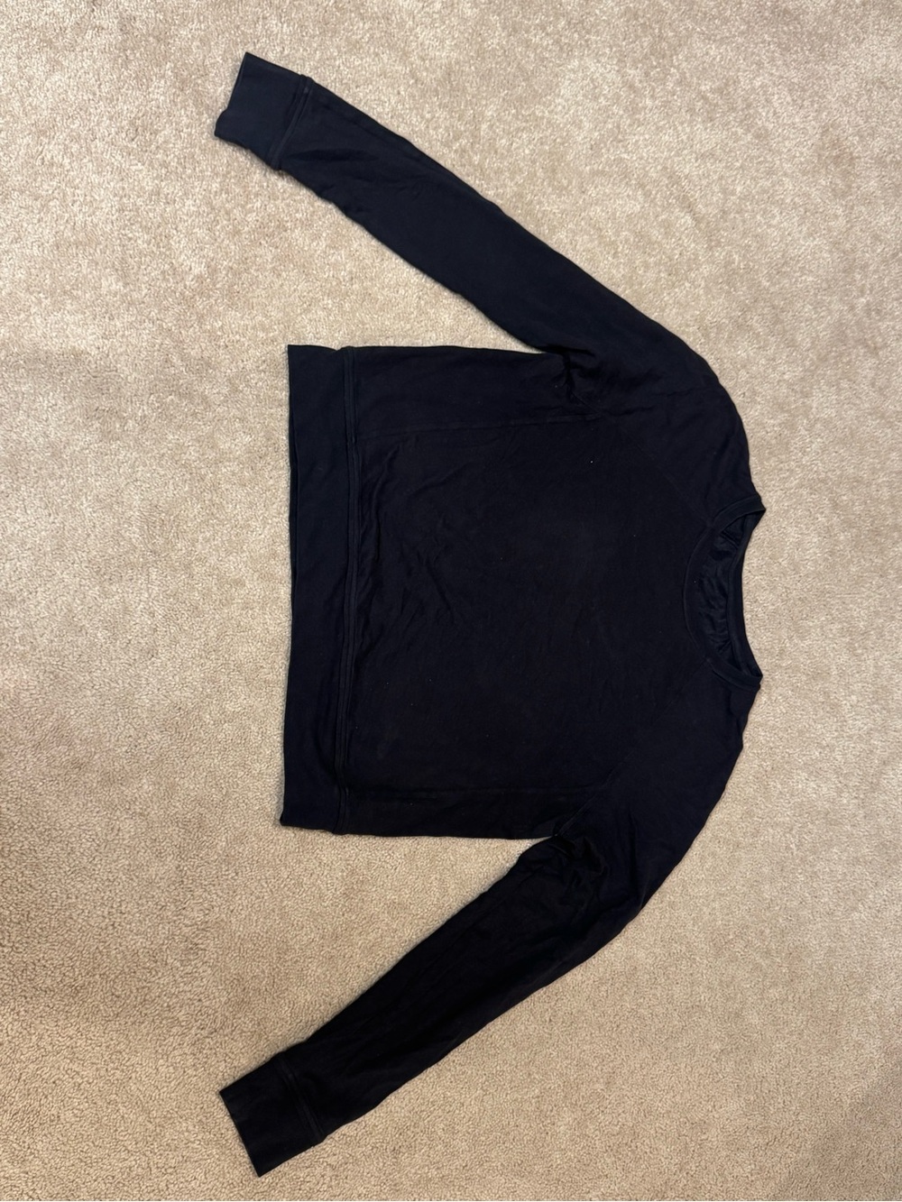 Lululemon Black Crewneck Long Sleeve Pullover